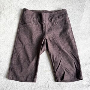 GG Blue Women’s Brown Slim Bermuda Shorts